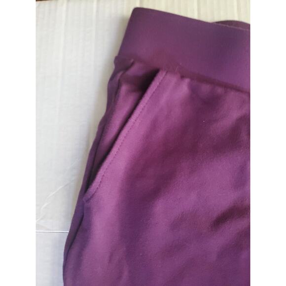 Torrid Size 00/10 Women's Purple Stretch Cropped Pockets Pants - Picture 3 of 6